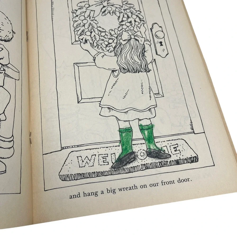 Vintage Unused Coloring Books. My Buddy Trace and Color Christmas ABC Dot to Dot